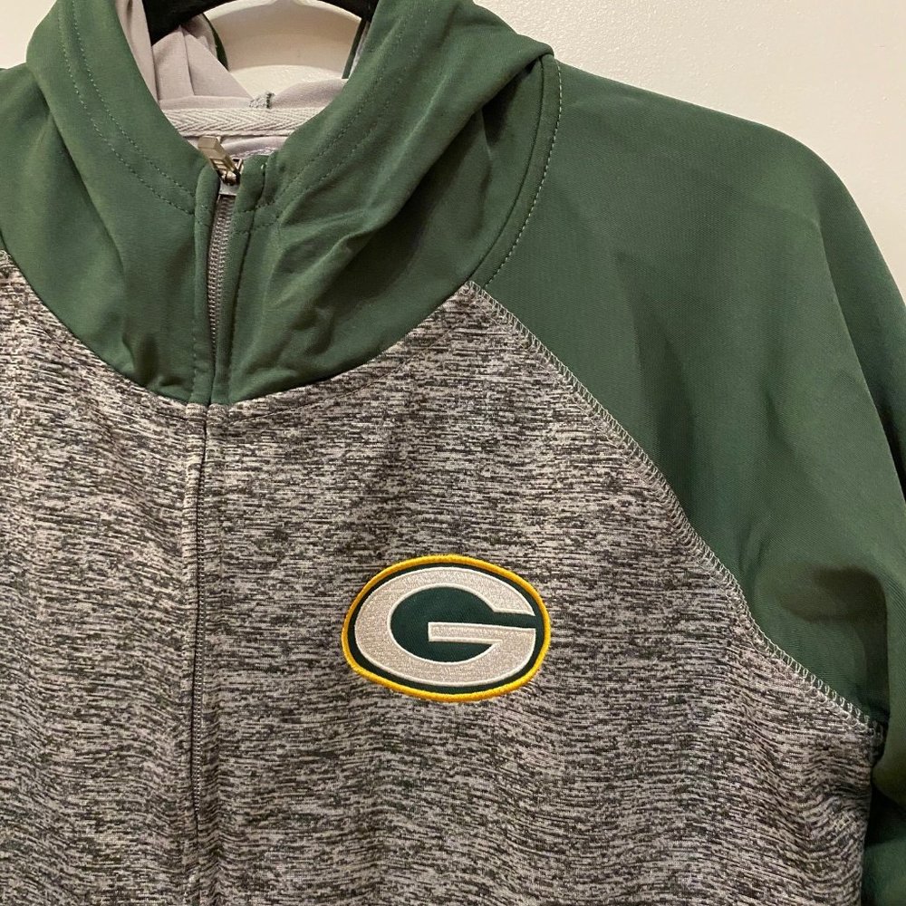 Green Bay Packers Full Zip Hoodie X w/Pockets